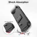 EEEKit Protective Case Compatible with Switch 2 (2025), TPU Grip Cover with Ergonomic Design, Kickstand, Shockproof Anti-Scratch Shell for Console