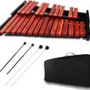 TNZMART 25 Note Xylophone Wooden Glockenspiel Xylophones with Mallet Professional Percussion Instrument (Xylophone)
