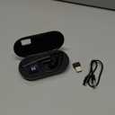 Bluetooth Headset V5.3, Wireless Bluetooth Earpiece with 600mAh Charging Case, 110H Playtime, Hands Free Headset for Cell Phone and Computer with Built-in Microphone for Work Trucker Office