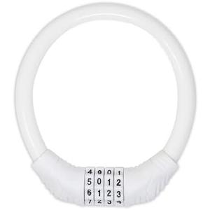 Urban August Original Fridge Lock: Multi-Functional Cable Combination Lock, for French-Door Refrigerators and Cabinets (Small, White - Two Pack)