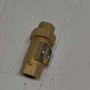 HYDRO MASTER Brass Dual Check Valve, 1/2" FNPT, Solid Brass, Max 150PSI-180F