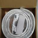 CHAOREN Mens Belt Leather Ratchet Belt - Customizable Fit, Effortless Style (35mm) (36" to 42" Waist Adjustable, Carbon Fiber / White)