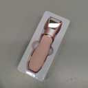 Portable Women's Hair Removal Device with Illuminating Mirror & Ceramic Blade System, IPX7 Waterproof, Safe & Lockable for Travel