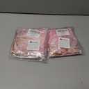 2 x gisgfim 36 PCS Pink Velvet Bows for Christmas Tree 5 x 7 Inch Rustic Velvet Staircase Wreath Bows Pre-Tied Ribbon Crafts Gift Bow for Xmas Topper Garland Ornament Home Door Indoor Outdoor Decorations