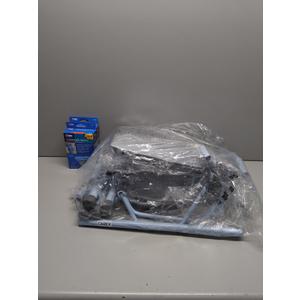 Carex 3-in-1 Folding Bedside Commode with 14 Pack Commode Liners - Porta Potty for Adults - Portable Toilet for Camping, Supports Up to 300lbs, Bedside Commodes for Seniors and Commode Chair