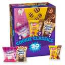 Assorted Cookie Classics Variety Pack - Mothers Circus, Keebler Fudge Stripes & Famous Amos, 20 Pouch Box, 20 oz (7.75 x 4.63 x 9.5 inches)
