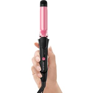 Dual Voltage 2 in 1 Curling Iron and Straightener, Mini Hair Styler with 1 Inch Ceramic Tourmaline, 30s Fast Heat to 450 Auto Shut-Off, Christmas Gift for Women, Worldwide 110-240V for All Hair Types