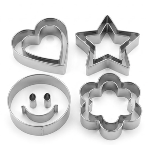 Cookie Cutters 2 Pack 4 Count Each