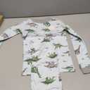 Burt's Bees Baby Boys' 2-Piece Long Sleeve Tee and Pants Organic Cotton Pajama Set, Size 7Y