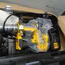 DEWALT Grease Gun Kit 20V MAX with 4.0Ah Battery and Charger, Cordless Grease Gun, LED Light, 42” Hose, 10,000 PSI, Variable Speed Triggers (DCGG571M1)