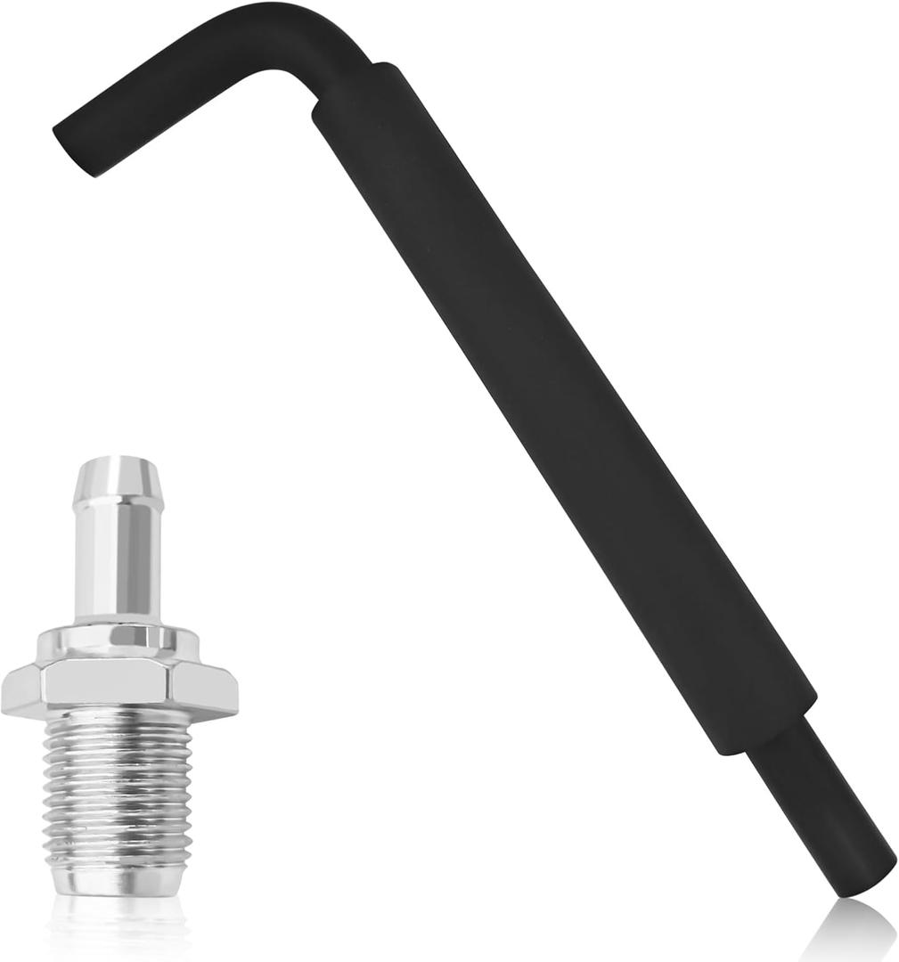 Engine PCV Valve and Hose Kit, Durable PCV Hose Compatible with Camry Corolla Highlander Solara Matrix RAV4 TC XB HS250h, Replace Part Number 12262-28021,12204-28020