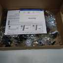 Ravinte 20 Pack 1-1/4 Inch Kitchen Cabinet Knobs Matte Black Zinc Pulls Door Handles for Dresser Drawers