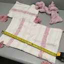 Boho Throw Pillow Covers Tufted Decorative Pillows Cover for Couch Bed Small Lumbar 12 x 20 inch Pillow Cover, Modern Accent Farmhouse Neutral Throw Pillow Case, Pink