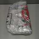 Aliceset 24 Pcs Christmas Clear Gift Bags with Handles, Extra Large Transparent Gift Wrap Bags, Reusable PVC Tote Bag Bulk for Party Favors, Shopping, Wedding Birthday(classic Xmas, 16" x 6" x 12")