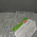 Rubbermaid Commercial Products FreeSlide Wire Shelving, 12-Inch, White, Closet Organizer and Storage, Floating Corner Shelves/Clothes Rack for Laundry Room/Closet/Basement