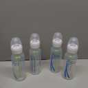 Dr. Brown's Natural Flow Anti-Colic Options+ Narrow Baby Bottle, 8 oz/250 mL, with Level 1 Slow Flow Nipples, 0m+, 4 Pack