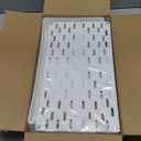 SPACEKEEPER Storage Cart, 4-Tier Mobile Shelving Unit, Bathroom Rolling Cart Utility Storage Organizer Shelf for Kitchen Living Room Bathroom Laundry Room & Dressers, White