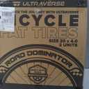 ULTRAVERSE 20x3.0 20x4.0 26x4.0 inch - Robust, High-Performance 20inch Fat Tyre for Ebikes and MTB, Dual Compound Road Dominator, Reinforced Casing for Street & Trail Adventures