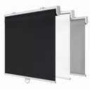 SHADEMOON Cordless Blackout Window Roller Shades, Pull Down Spring System Indoor Blinds, Room Darkening Waterproof UV Blocking Thermal Insulated Fabric for Home Office (Black, Width 26", Height 72")