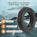 10 * 2.5 10 Inch Electric Scooter Replacement Tire, Compatible 10 Inch Electric Scooter with Inner Tire