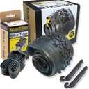 26 Inch Bike Tire Replacement Kit for Mountain Bike Tires 26 X 1.95 Includes Tools. with or Without Tubes Choose 1 or 2 Packs.