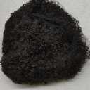 afro drawstring half wig and ponytail Deep Curly Drawstring Ponytail Extension for Black Women Black Afro Kinky Curly Pony Tail Hair Piece Synthetic Hair Extensions With (#1B)