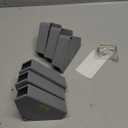 Mouse Bait Station for Outdoor & Indoor with Keys - Mice Traps for House Indoor Kill - Mouse Poisoning Bait Box for Home, Pest Control - Reusable, Safe for Kids & Pets (6 Pack Rodent Traps) (Gray)