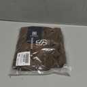 SUUKSESS Women Off The Shoulder Short Sleeve Tops Trendy Cowl Neck Going Out Basic T Shirt (Brown, S)