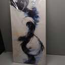 Suconvng Black And White Abstract Wall Art Print Painting Canvas Art Wall Decor Artwork Graffiti Abstract Wall Decor Pictures For Bedroom Kitchen Office Artwork 20 X 40 Inch Ready To Hang