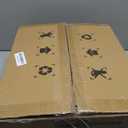 Depuley Outdoor Ceiling Fan with Light: 42 Inch Gazebo Fan Outdoor Hanging - Plug in Waterproof Fans with Lights for Patios - Dimmable Remote App Control - Black and Walnut