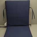 ARDEN Outdoor Dining Chair Cushion, 20 x 20, Rain-Proof, Fade Resistant, Sapphire Blue Leala