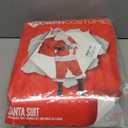 Morph Santa Costume, Deluxe Santa Claus Costume for Men, Christmas Suit for Men, Christmas Costumes Adults (Large, Red)