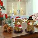 CRCZK Highland Cow Winter Decor, Winter Decorations Indoor/Outdoor, Farmhouse Table Centerpieces Decorations, Highland Cow Decor Winter Gifts