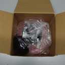 Universal Hair Diffuser Adaptable Hair Dryer Attachment for Blow Dryer Nozzles from 1.7 to 2.2 inch Diameter (Pink with Shampoo Brush)