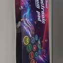 Electronic Drum Set, 9-Drum Practice Pad with Headphone Jack, Roll-up Drum Kit Machine with Built-in Speaker Drum Pedals and Sticks 10 Hours Playtime, Great Christmas Holiday Gifts for Kids