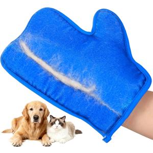 Pet Hair Removal Glove - Electrostatic Magic Pet Hair Remover, Portable & Reusable Dog & Cat Fur Remover Tool for Clothes, Couch, Furniture, Carpet, and Car Seats,1 PCS