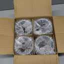 Tervis Clear & Colorful Tabletop Made in USA Double Walled Insulated Tumbler Travel Cup Keeps Drinks Cold & Hot, 16oz - 4pk, Clear