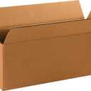 PARTNERS BRAND 16 x 5 x 5 Corrugated Cardboard Boxes, Long 16"L x 5"W x 5"H, Pack of 25 | Shipping, Packaging, Moving, Storage Box for Home or Business, Strong Wholesale Bulk Boxes