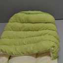 Cat Cave Bed with Hood - Indoor Cat Bed for Cats, Soft Cat Sleeping Bag, Pet Cave for Cats, Detachable Design (Green, 22 inch)