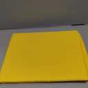 Yellow Square Tablecloth Waterproof Stain Resistant Wrinkle Free Table Cloth 210GSM Polyester Wipeable Table Cover for Party, Banquet, Indoor and Outdoor - Rectangle/Rectangular, 60 x 60 inch