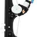 SCITOO Power Window Regulator with Motor for Fiat for 500 | For 2012-2019 For Fiat For 500 Front Left Driver Side|2 Pins Motor| Replaces OE# 751-648
