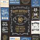 80th Birthday Gifts for Men, 1946 80 Year Old Blanket 50"x60", Retirement Christmas Fathers Day Birthday Gifts for Him Dad Papa Grandpa Husband Uncle