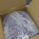 Rubtlamp 50 Pack Clear Disposable Bowls, Clear Plastic Bowls with Gold Rim, 12-16oz Premium Heavy Duty Plastic Hammered soup Bowls for Milk Cereals, Snacks, Salads