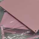 Spacrea Desk Organizer and Accessories, Computer Monitor Stand Riser with Drawer and 2 Pen Holders, Office Desk Accessories & Workspace Organizers for Office Supplies (Pink)