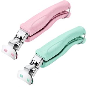 Stainless Steel Anti-Scalding Hot Bowl Dish Plate Gripper Clips Tongs Clamp Holder for Moving Hot Plate or Bowls with Food Out from Instant Pot Microwave Oven (2, Green,Pink)