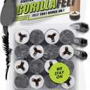 Slipstick GorillaFelt 3/4 Inch Chair Leg Floor Protectors/Felt Glides (Set of 16) Tap On Felt Furniture Pads, Round Sliders, CB240-16