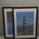 PEALSN 20x28 Picture Frame Set of 2, Display Pictures 16 x 24 with Mat or 20 x 28 without Mat for Wall Mounting Display, Poster Frames, Black