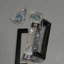 Ravinte 3 Pack 4-1/2 Inch Kitchen Square Cabinet Handles Matte Black Pulls Black Drawer Pulls Kitchen Cabinet Hardware Handles