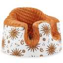 Seat Cover Compatible with Bumbo and Nuby Seat, Booster Seats Accessories, Soft Breathable Cover for Baby Girl Boy, Cover Only (Yellow)