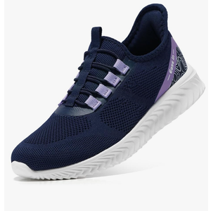 STQ Slip On Shoes Women Orthopedic Walking Sneakers Lightweight Ladies Pregnancy Maternity Tennis Shoes for Plantar Fasciitis Relief, Size 8.5